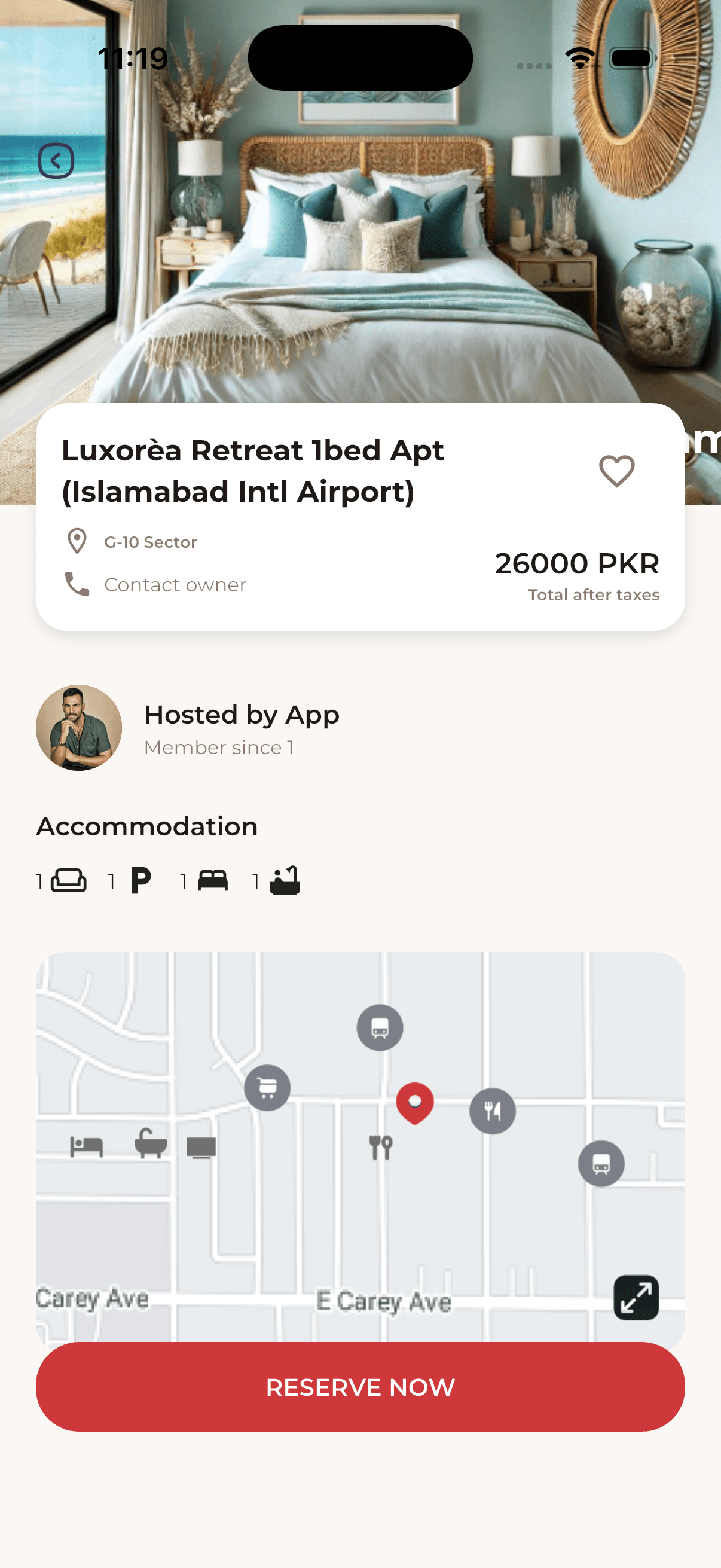 Check Property Details app screen